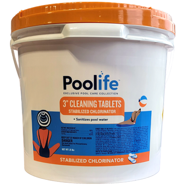 Poolife 3" Clean Tabs 25lb