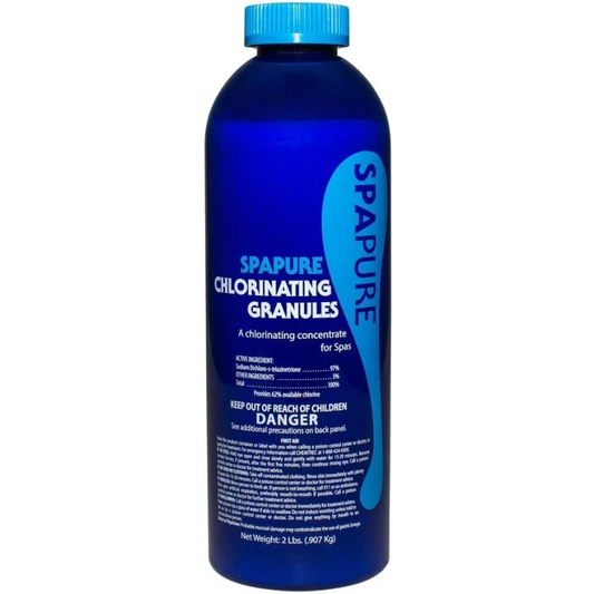 SpaPure Premium Chlorinating Granules – 2 lbs for Sparkling Spa Water