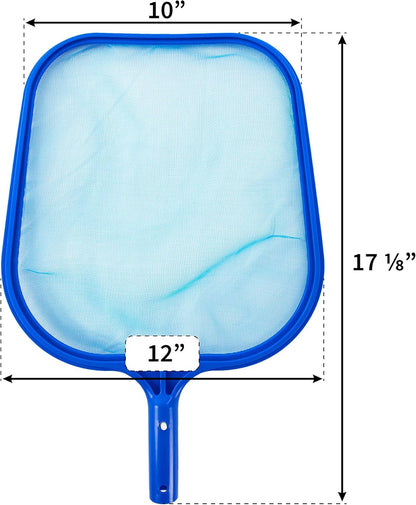 12" Standard Pool Leaf Skimmer – Fine Mesh Net for Efficient Debris Removal