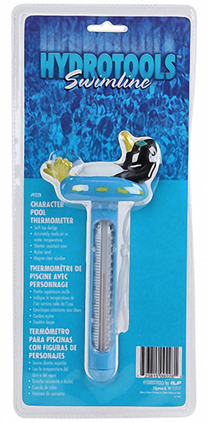 Penguin Pool and Spa Thermometer – Dual Temperature Scale, Shatter-Resistant Design