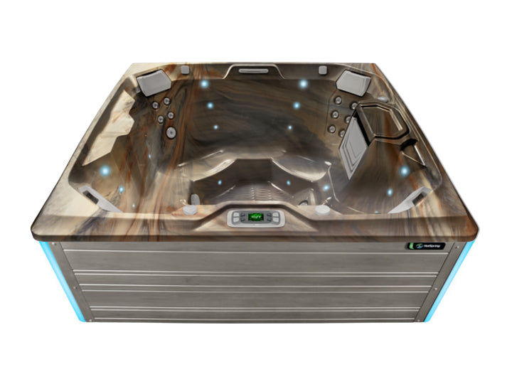 Hot Spring Limelight Collection Beam 4-Person Luxury Spa with Advanced Jets