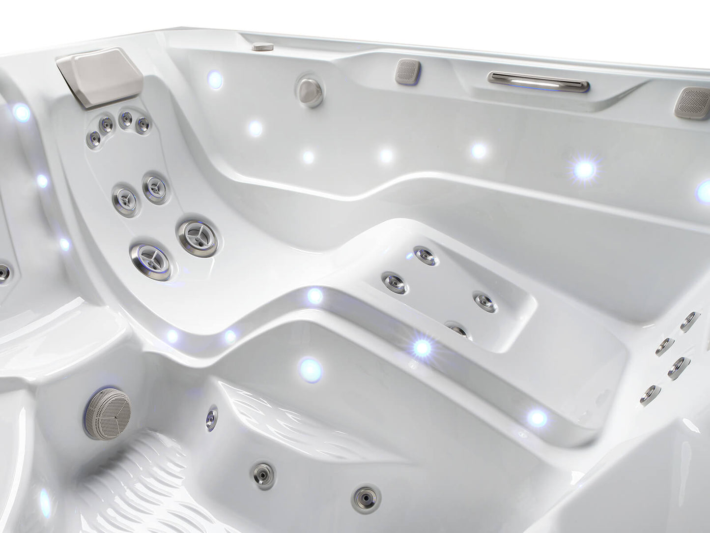 Hot Spring Limelight Collection Flair 6-Person Luxury Spa with Lounge Seating