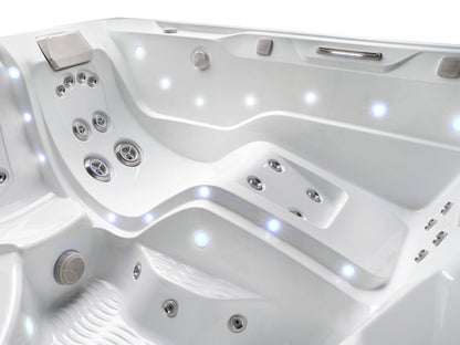 Hot Spring Limelight Collection Flair 6-Person Luxury Spa with Lounge Seating