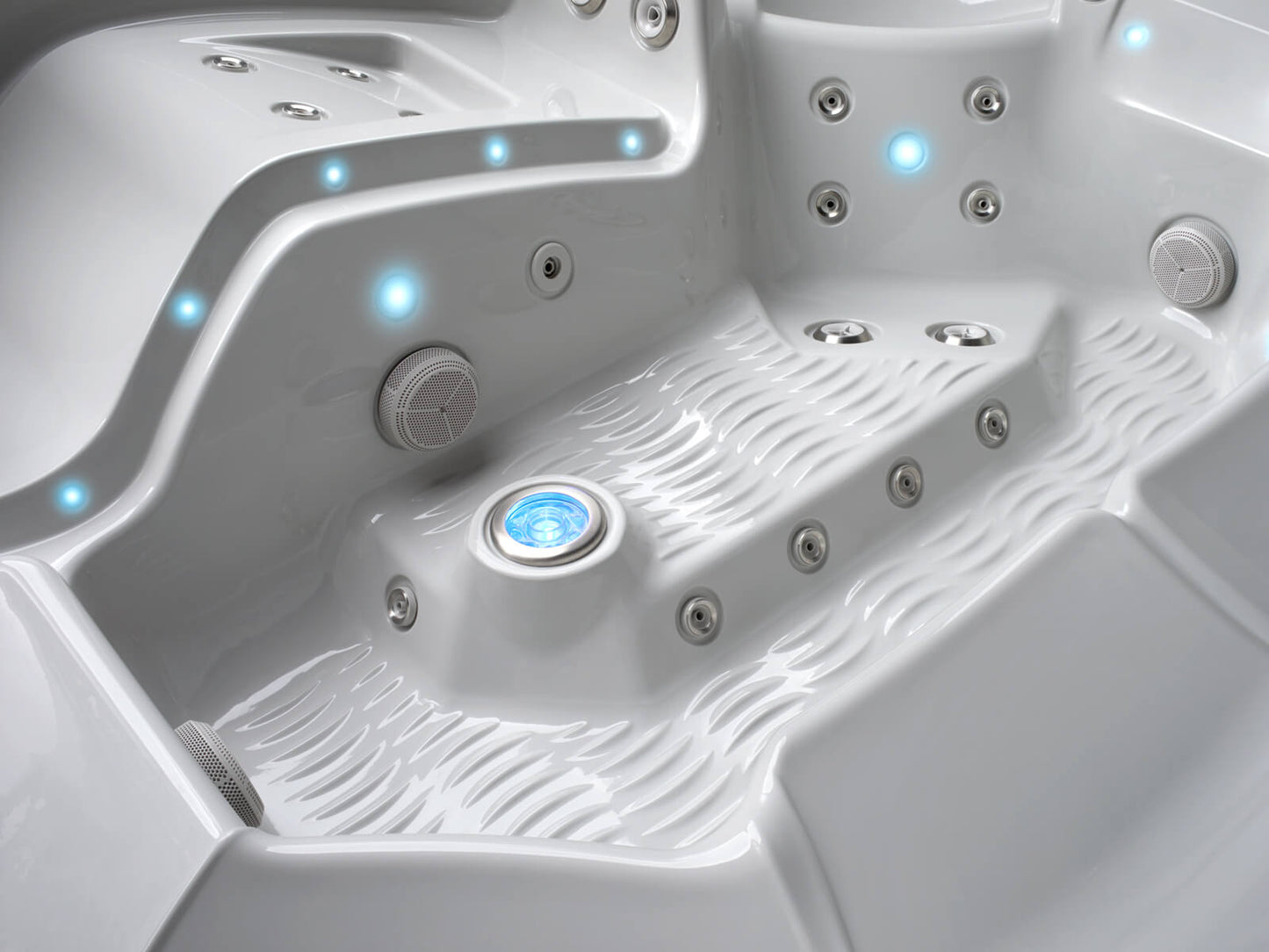 Hot Spring Limelight Collection Prism 7-Person Luxury Spa with Lounge and Advanced Hydrotherapy