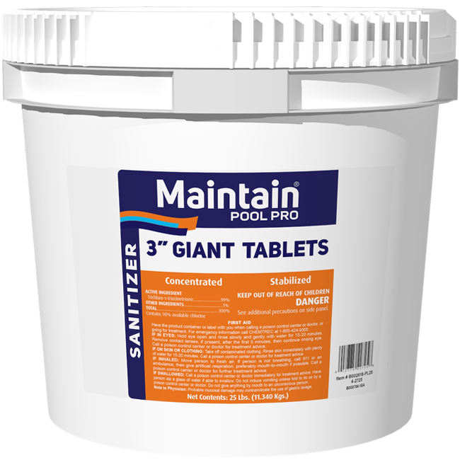 3" Maintain Chlorine Tablets