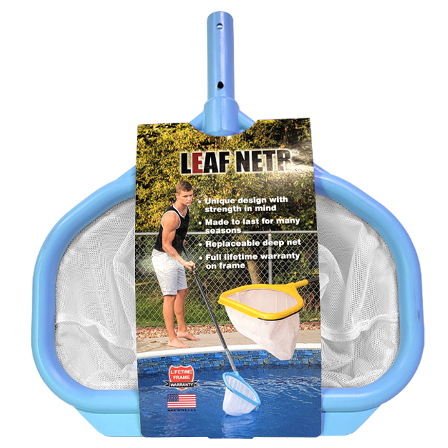 18" Leaf Netr Pool Skimmer – Heavy-Duty Fine Mesh Rake